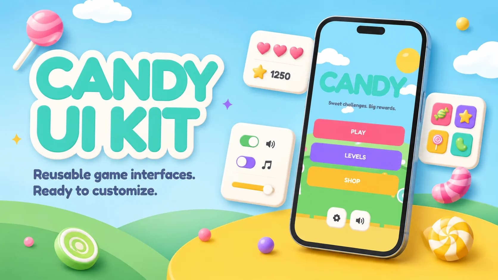 Candy UI Kit preview